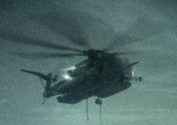HMH-462 Conducts Joint Nighttime External Lift Training