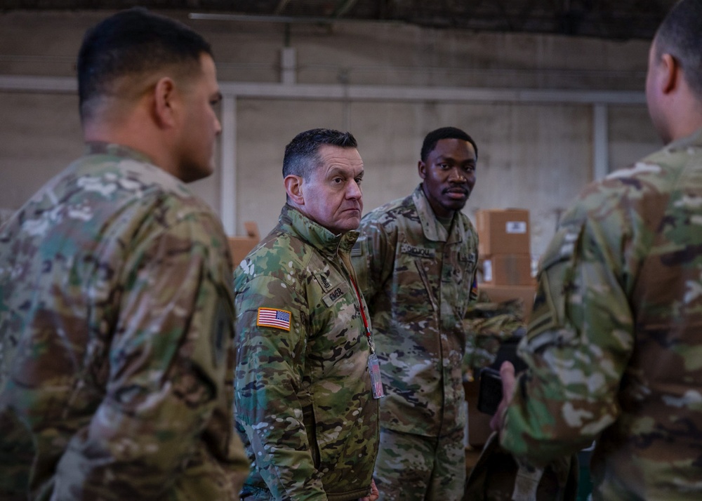 Sgt. Maj. of the Army Michael R. Weimer visits regionally aligned forces in Poland