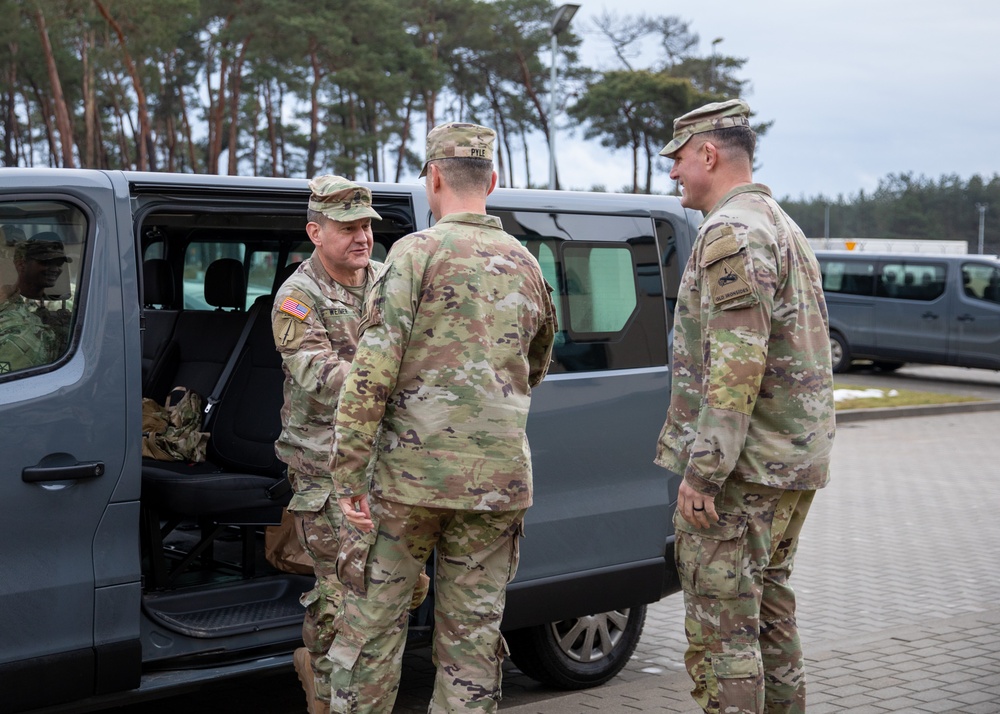 Sgt. Maj. of the Army Michael R. Weimer visits regionally aligned forces in Poland