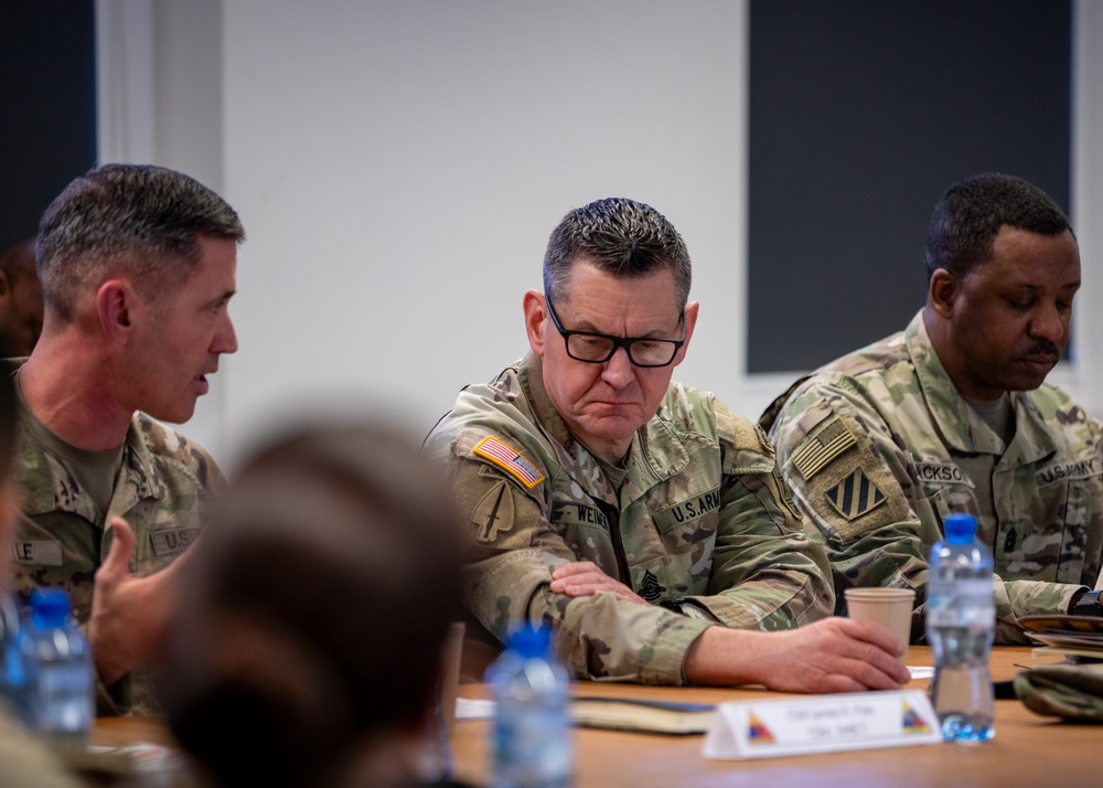 Sgt. Maj. of the Army Michael R. Weimer visits regionally aligned forces in Poland