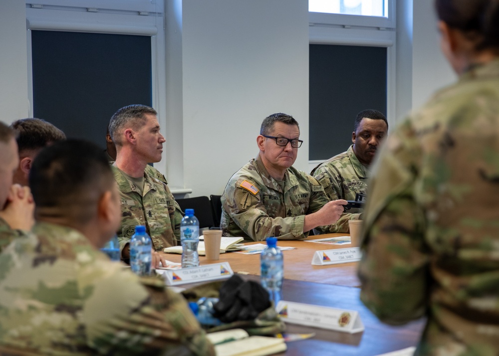 Sgt. Maj. of the Army Michael R. Weimer visits regionally aligned forces in Poland