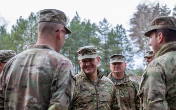 Sgt. Maj. of the Army Michael R. Weimer visits regionally aligned forces in Poland