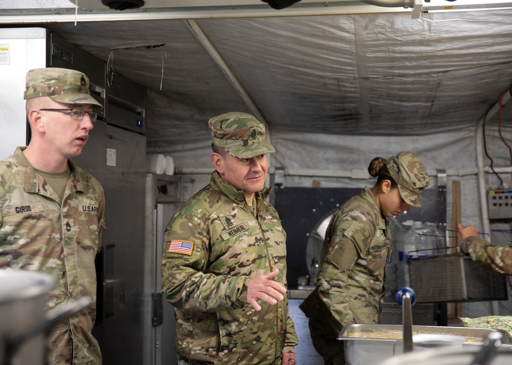 Sgt. Maj. of the Army Michael R. Weimer visits regionally aligned forces in Poland