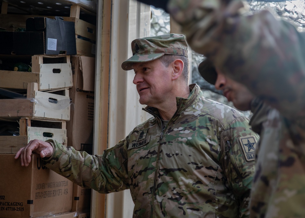 Sgt. Maj. of the Army Michael R. Weimer visits regionally aligned forces in Poland