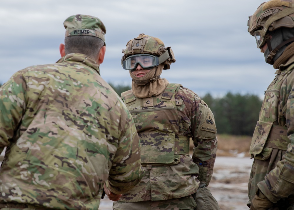 Sgt. Maj. of the Army Michael R. Weimer visits regionally aligned forces in Poland