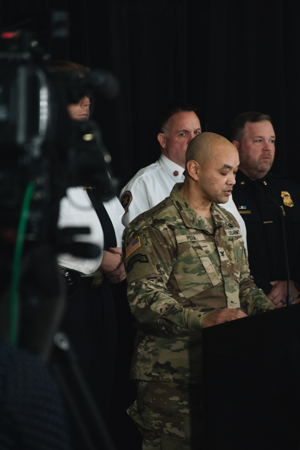 Unified Command hosts press conference ahead of wreckage removal operations at Potomac River Aviation Incident