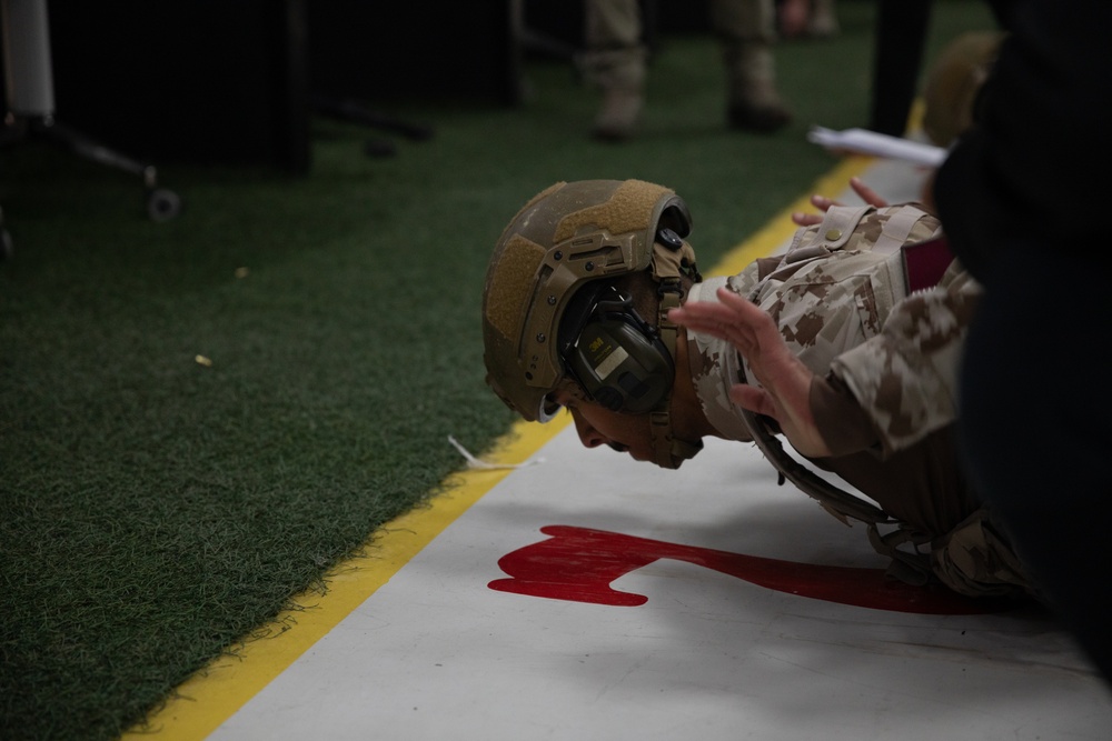 Best Warrior competitors are tested during the stress shoot and weapons assembly and disassembly event