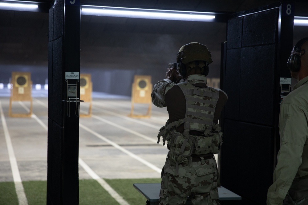 Best Warrior competitors are tested during the stress shoot and weapons assembly and disassembly event