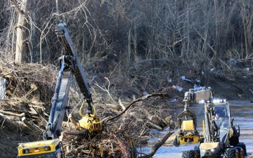 Waterway Debris Removal begins in Buncombe County, North Carolina