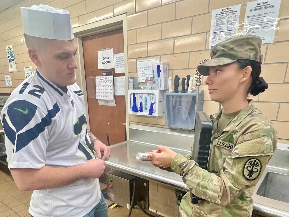 Preventive Medicine Food Sanitation Inspectors Keeping Fort Johnson Healthy