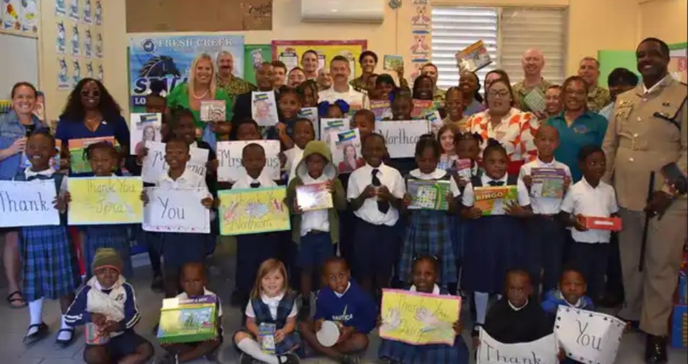 NUWC Division Newport’s AUTEC, US government donate $50,000 in school supplies to Andros Island