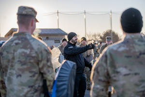 American and Canadian Military Police Band together with Field Force Operations Training