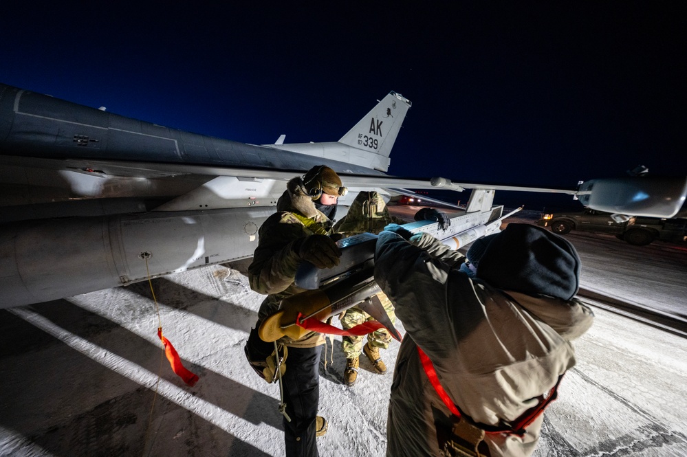 18th EFGS load munitions during Operation NOBLE DEFENDER