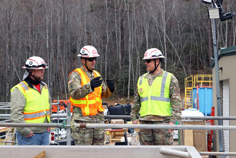 South Atlantic Division Commander visits Burnett Reservoir in North Carolina