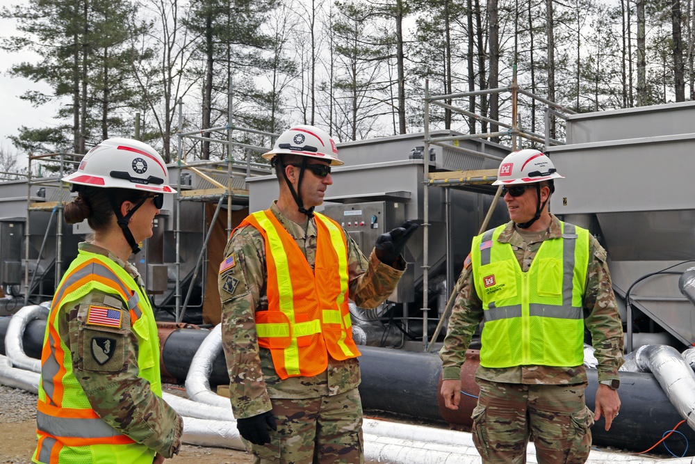 South Atlantic Division Commander visits Burnett Reservoir in North Carolina