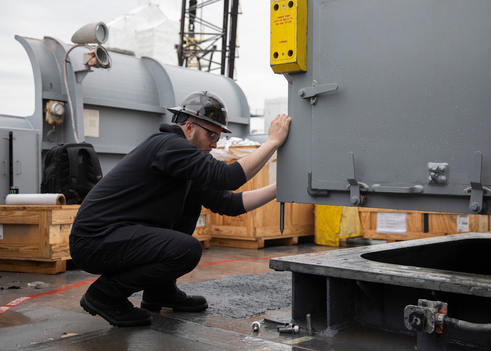 Kearsarge Installs Two New Close-In Weapon Systems (CIWS)