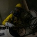 USCGC Polar Star (WAGB 10) crewmembers conduct damage control training in McMurdo Sound during Operation Deep Freeze