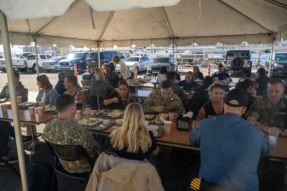 U.S. Coast Guard Sector Los Angles-Long Beach hosts a visit and luncheon with Foreign Nation Attaches