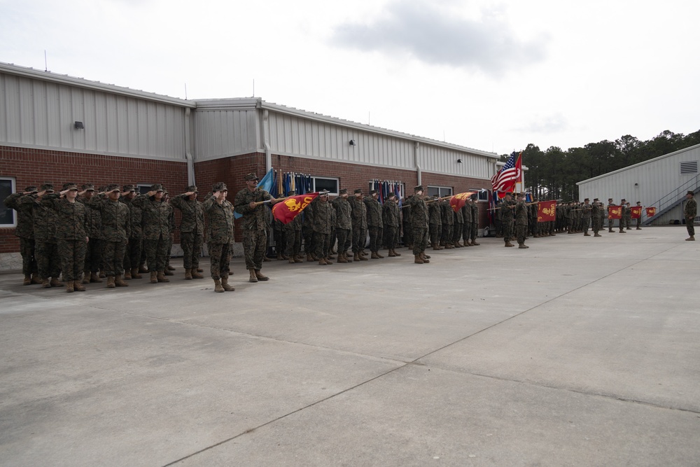 Marine Combat Training Battalion Relief and Appointment Ceremony