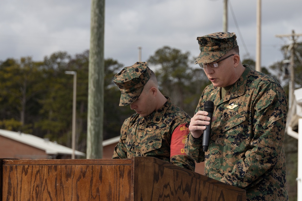 Marine Combat Training Battalion Relief and Appointment Ceremony