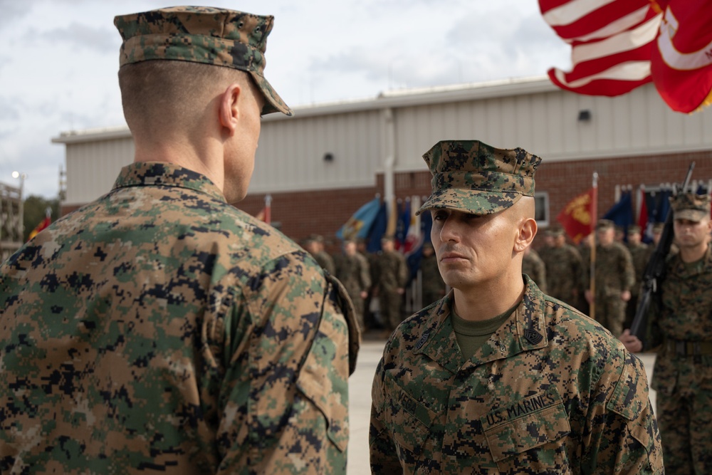 Marine Combat Training Battalion Relief and Appointment Ceremony