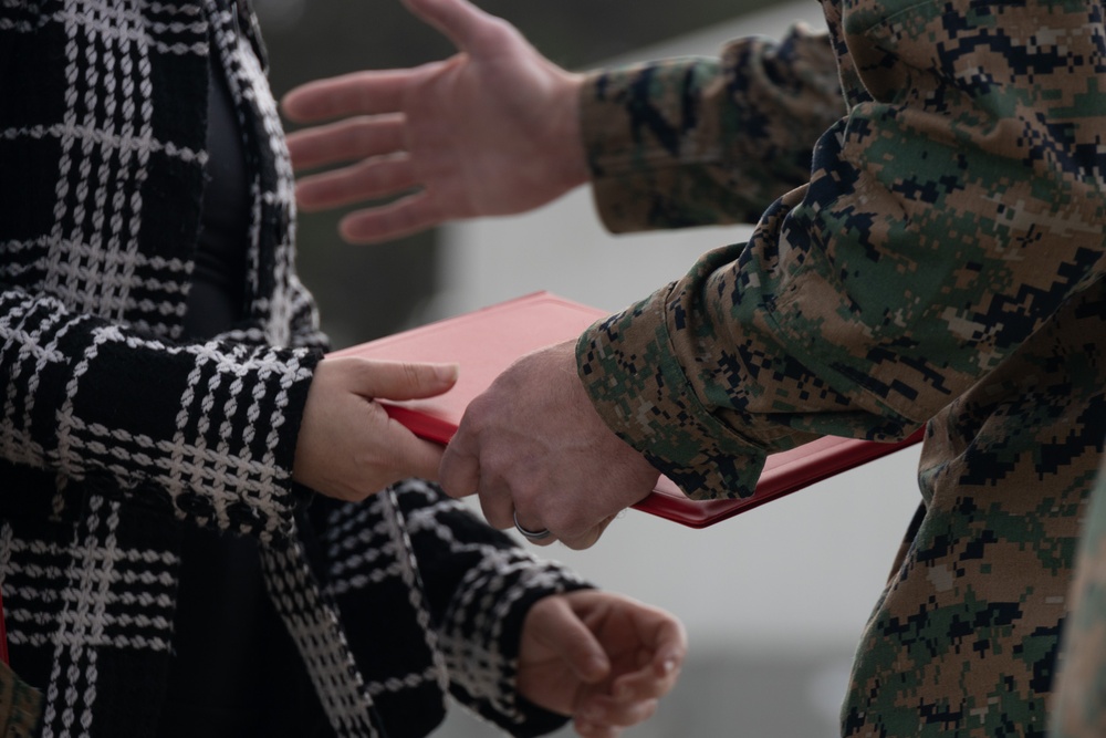 Marine Combat Training Battalion Relief and Appointment Ceremony