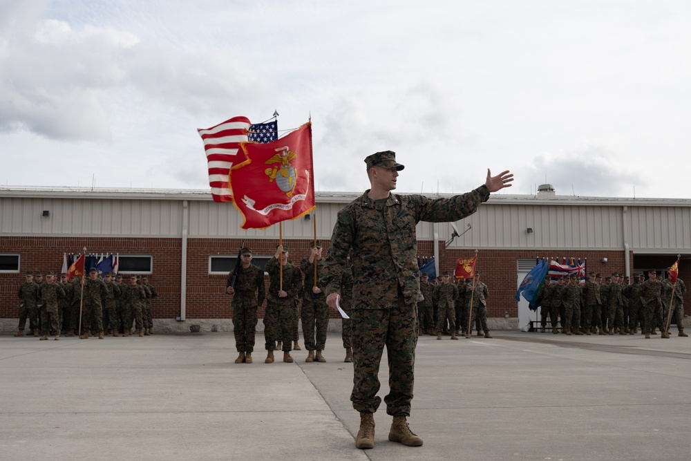 Marine Combat Training Battalion Relief and Appointment Ceremony