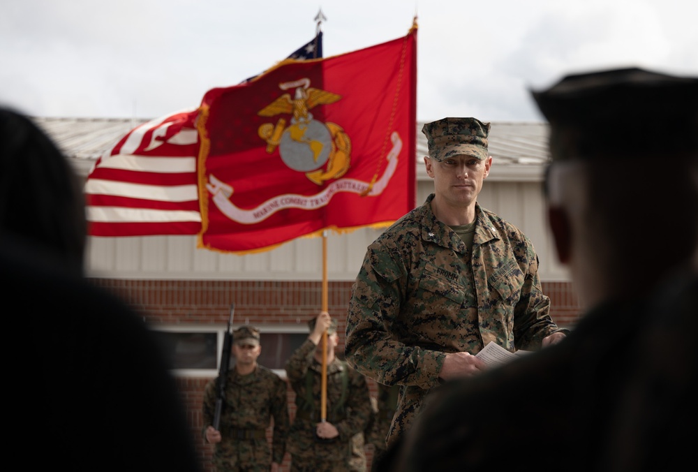 Marine Combat Training Battalion Relief and Appointment Ceremony