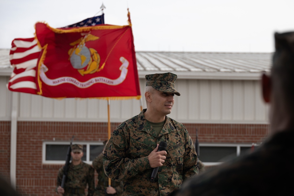 Marine Combat Training Battalion Relief and Appointment Ceremony