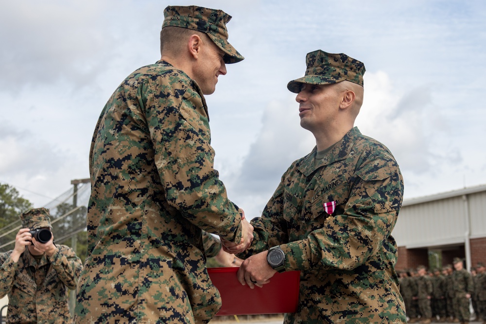 Marine Combat Training Battalion Relief and Appointment Ceremony