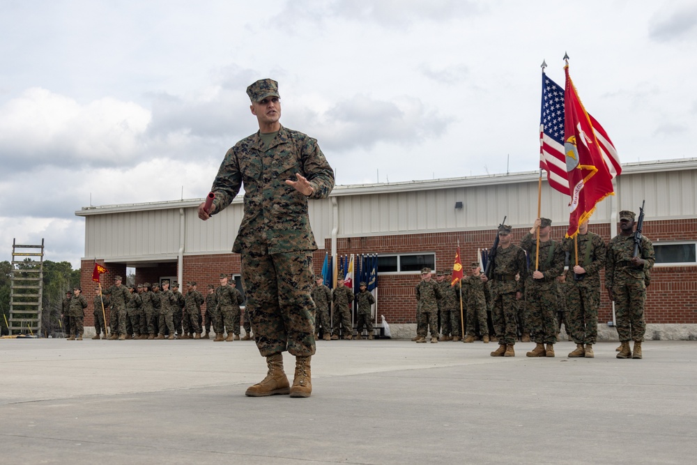 Marine Combat Training Battalion Relief and Appointment Ceremony