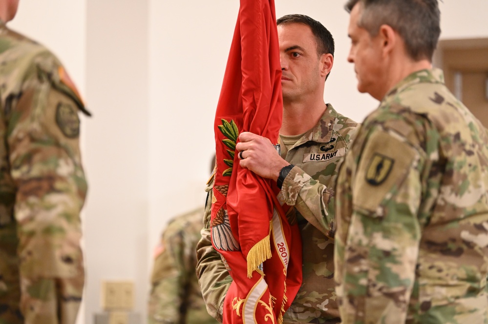 260th Regiment (Regional Training Institute) Change of Command