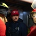 USCGC Polar Star (WAGB 10) crewmembers conduct damage control training in McMurdo Sound during Operation Deep Freeze