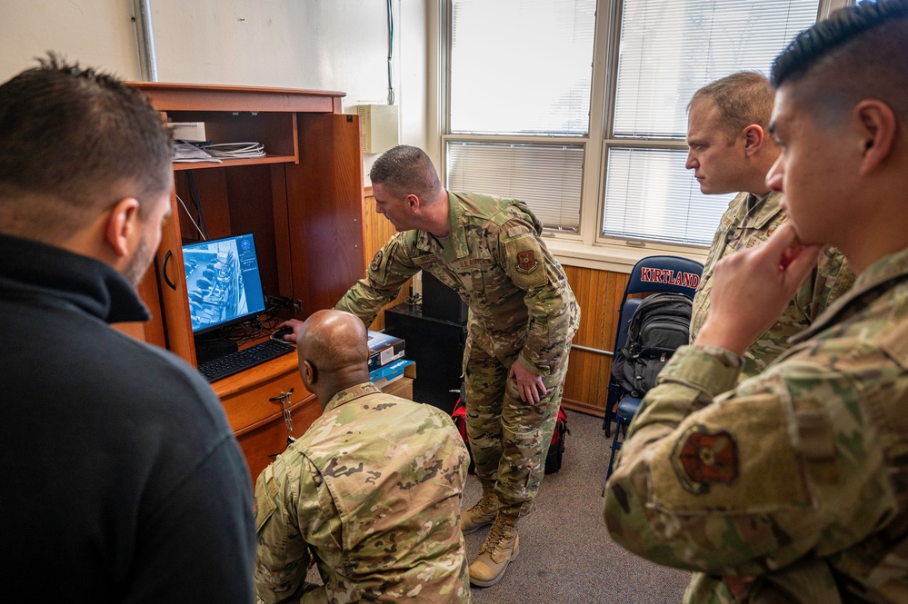 377th Air Base Wing leadership tours updated East Side Fitness Center