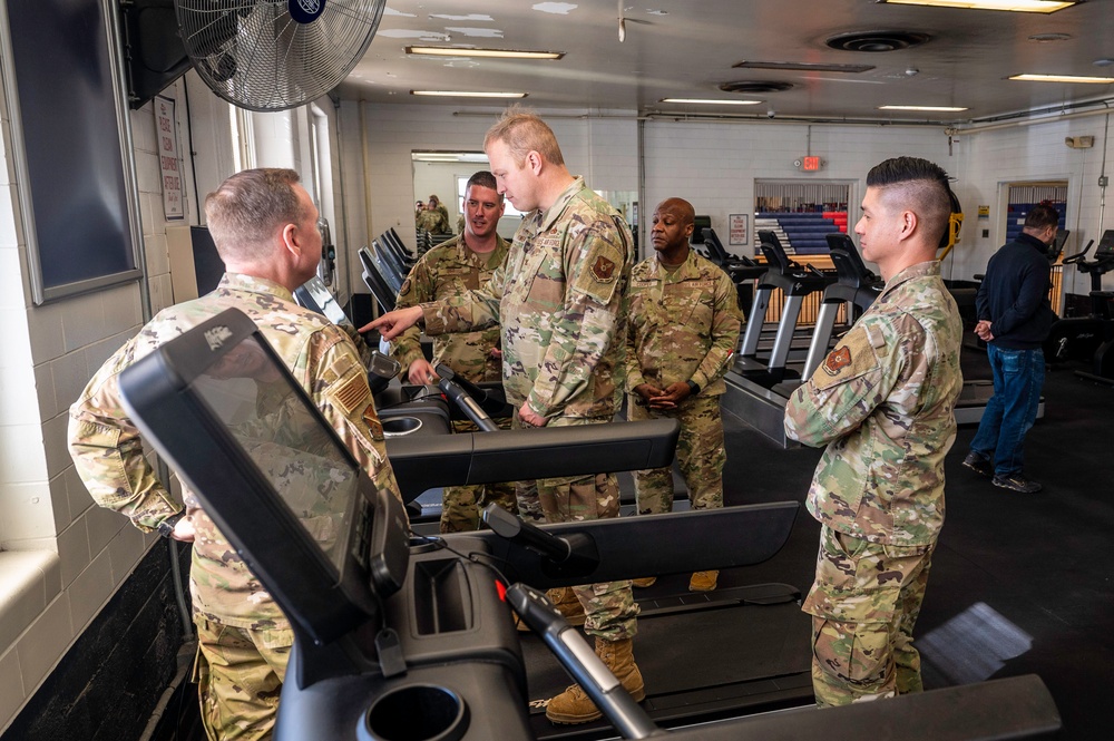 377th Air Base Wing leadership tours updated East Side Fitness Center