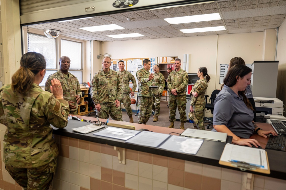 377th Air Base Wing leadership tours updated East Side Fitness Center