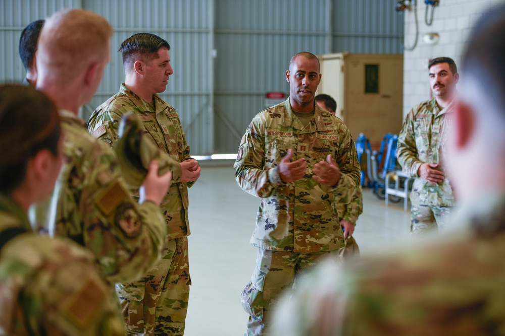 Capt. Doug Witherspoon Showcases MQ-9 Innovation at 163d ATKW