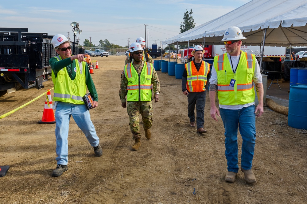 U.S. Army Corps of Engineers Leadership Oversees Hazardous Materials Inspection