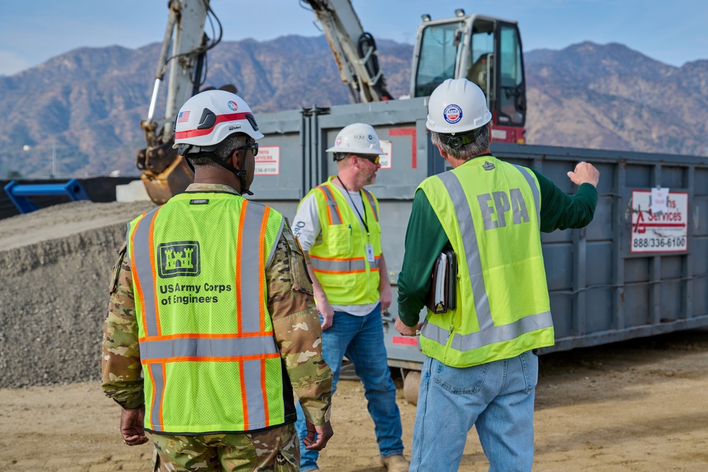 U.S. Army Corps of Engineers Leadership Oversees Hazardous Materials Cleanup