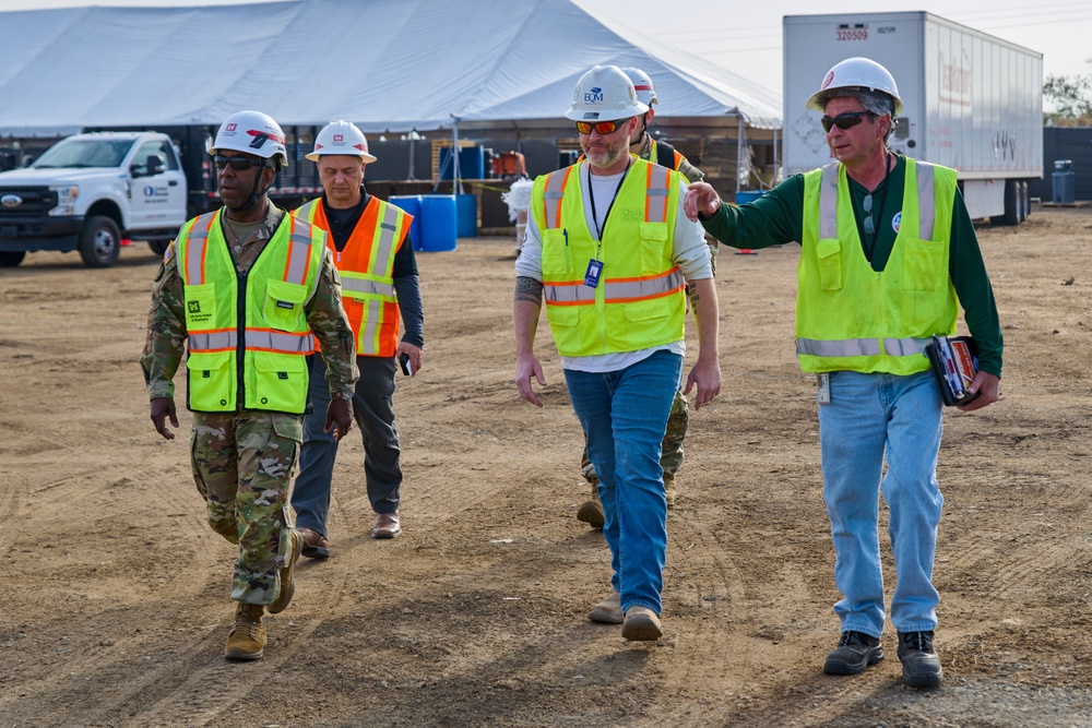 U.S. Army Corps of Engineers Leadership Oversees Hazardous Materials Cleanup