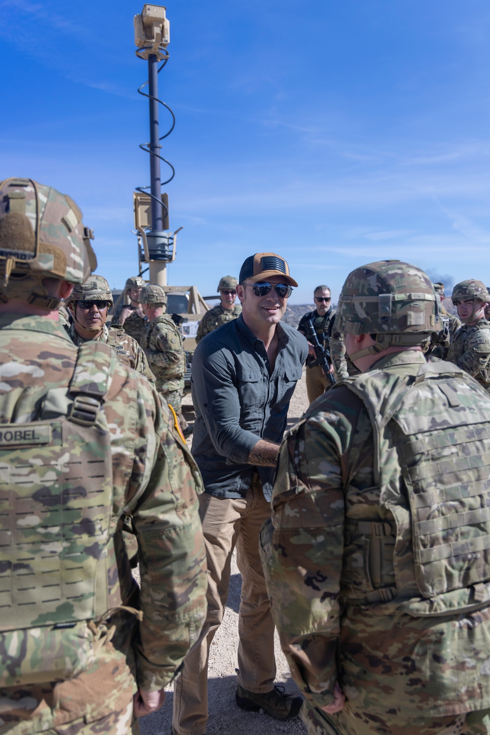 U.S. Secretary of Defense visits Fort Bliss, Southern Border