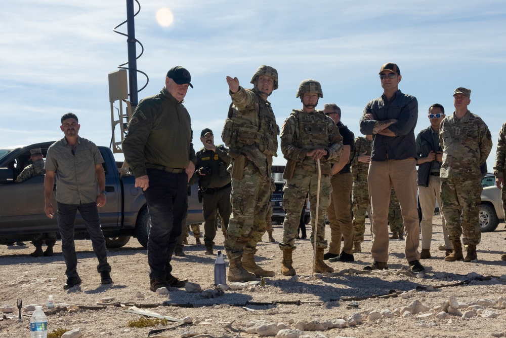 U.S. Secretary of Defense visits Fort Bliss, Southern Border