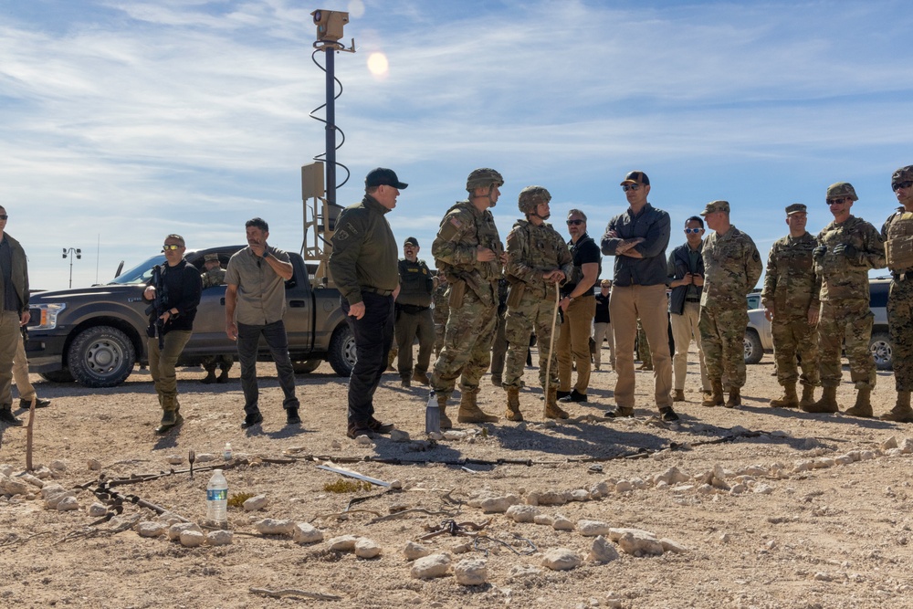 U.S. Secretary of Defense visits Fort Bliss, Southern Border