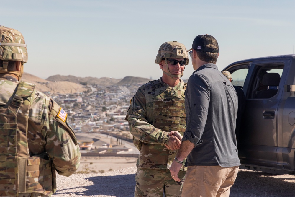 U.S. Secretary of Defense visits Fort Bliss, Southern Border