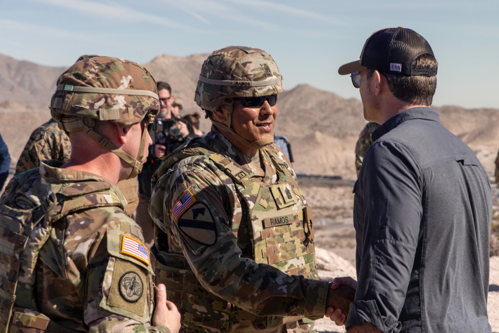 U.S. Secretary of Defense visits Fort Bliss, Southern Border