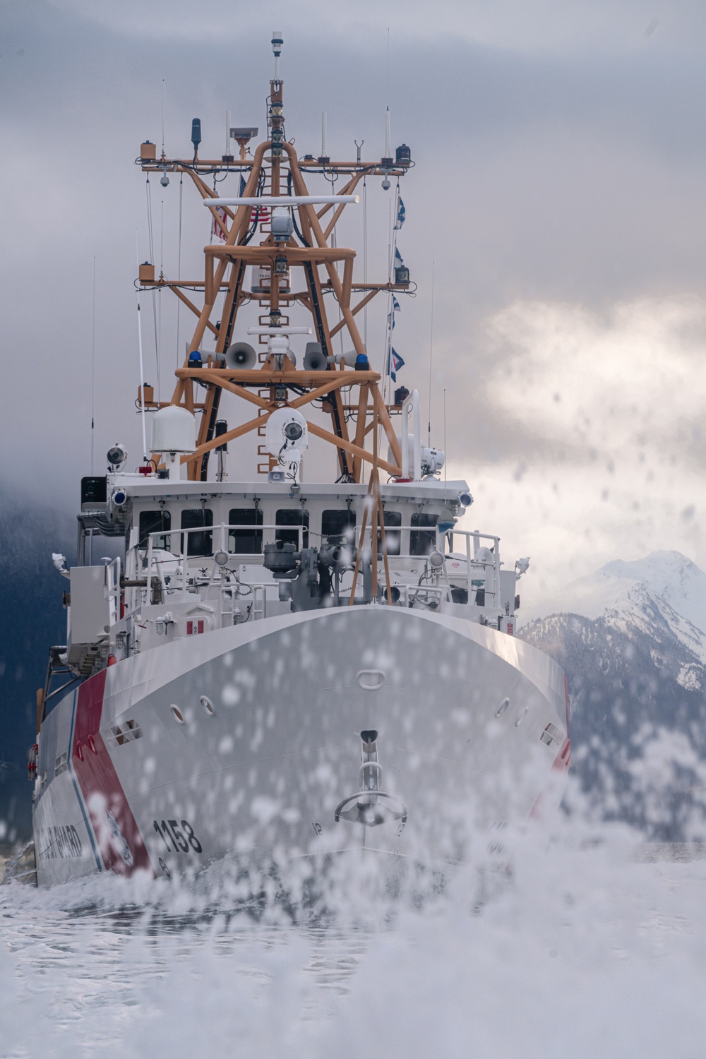 Coast Guard Cutter John Witherspoon crew transits to Juneau, Alaska