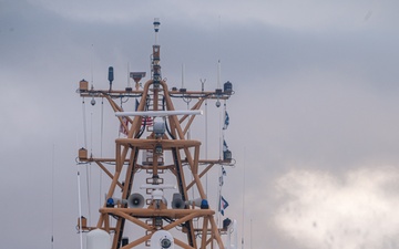 Coast Guard Cutter John Witherspoon crew transits to Juneau, Alaska