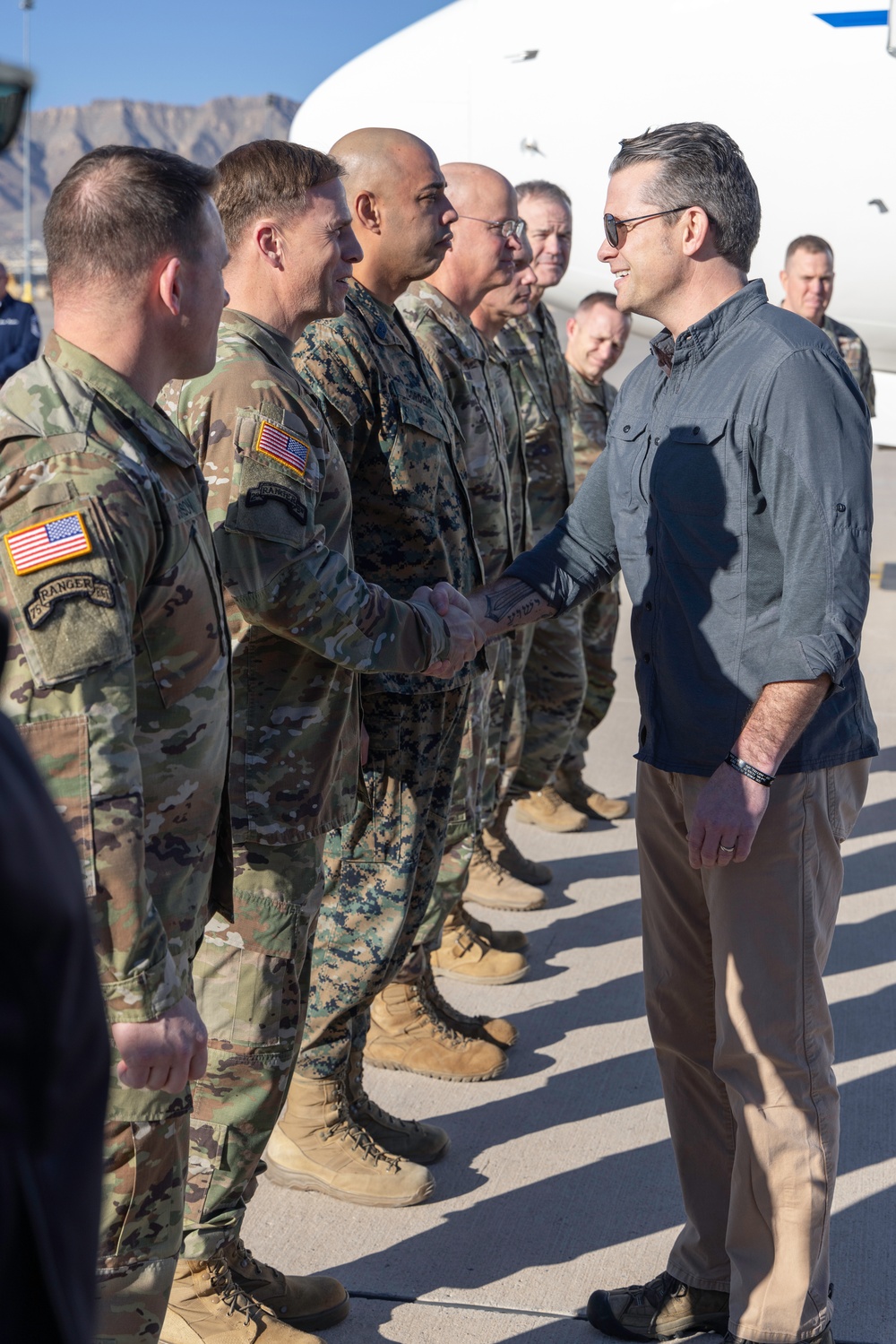 U.S. Secretary of Defense visits Fort Bliss, Southern Border