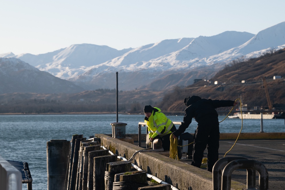 Coast Guard Cutter John Witherspoon makes first arrival to homeport in Kodiak, Alaska