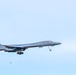 B-1B Lancers assigned to the 34th Expeditionary Bomb Squadron conduct a training mission in support of Bomber Task Force 25-1